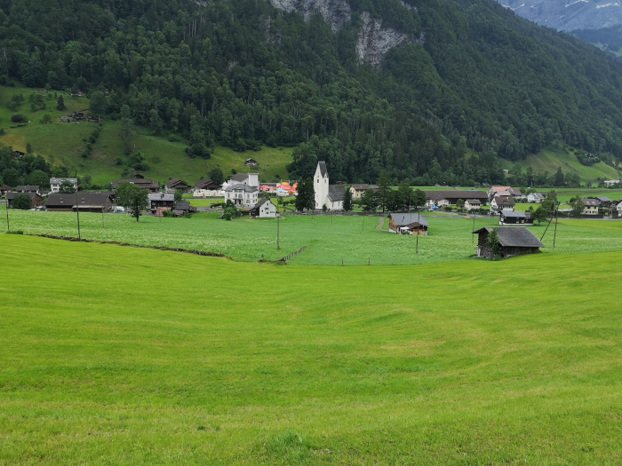 View from apartment in Hotel Diesbach